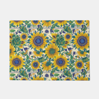 Ukrainian folk art pattern. deurmat