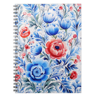 Ukrainian folk art pattern notitieboek