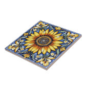 Ukrainian folk art pattern tegeltje (Zijkant)