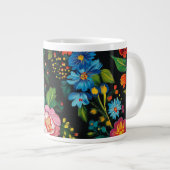 Ukrainian folk art pattern X-Large Mug  Extra Grote Beker (Voorkant rechts)