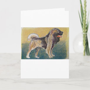 Ukranian Day Dog Wenskaart Kaart