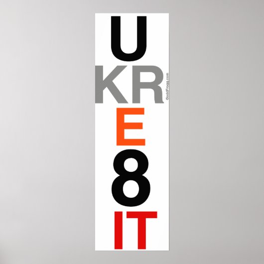 UKRE8IT (You Create It) Poster Art (Devant)