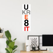 UKRE8IT (You Create It) Poster Art (Bureau à domicile)