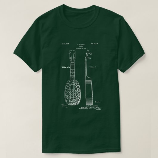 Ukulele 1 t-shirt (Design voorkant)