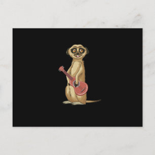 Ukulele Animal Uke Player Instrument Music Gift Briefkaart