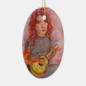 ukulele art keramisch ornament (Rechts)