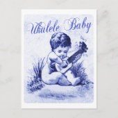 Ukulele Baby Briefkaart (Voorkant)