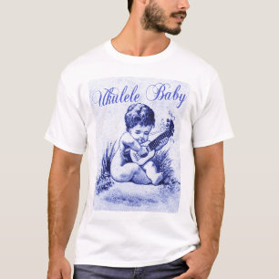 Ukulele Baby Toddler, donkere hoes T-Shirt