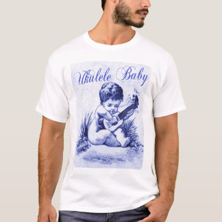 Ukulele Baby Toddler, donkere hoes T-Shirt