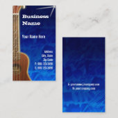 ukulele.blue ~ carte de visite (Devant / Derrière)
