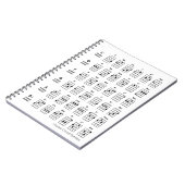 Ukulele Chord Families | Referentieschema van het  Notitieboek (Linkerzijde)