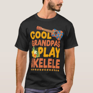 Ukulele Cool Grandpas Spelen Ukulele T-shirt