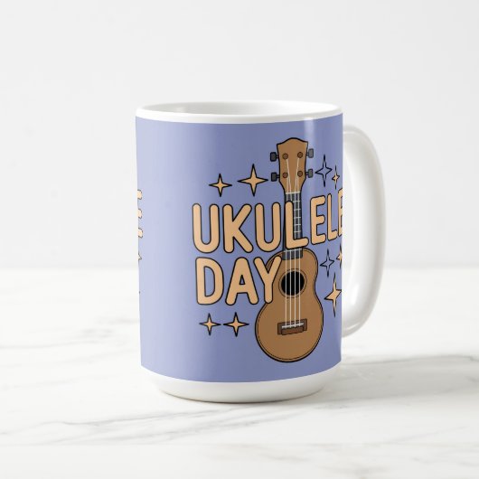 Ukulele Day Mug (Devant droit)