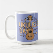 Ukulele Day Mug Koffiemok (Links)