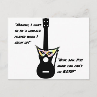 Ukulele Grown Up Humor Briefkaart