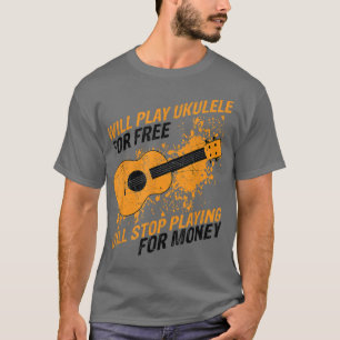 Ukulele guitar muziekconcert gitarist cadeau mu t-shirt