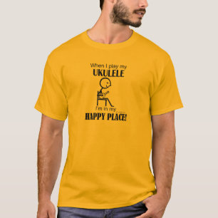 Ukulele Happy Place T-shirt