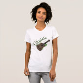 Ukulele-Het is een manier van leven Dames T-shirt  (Voorkant volledig)