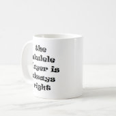 ukulele joueur toujours droit tasse de café (Devant gauche)