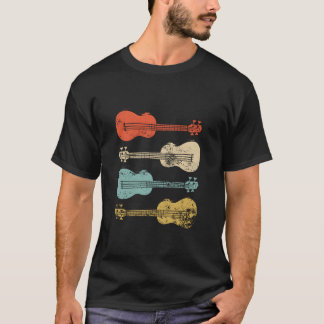 Ukulele Kleurrijk Eapple Hawaïaans Uke T-shirt