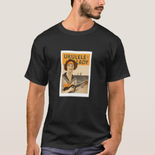 Ukulele Lady voor vrouwen T-shirt