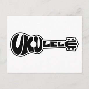 Ukulele Logo Briefkaart