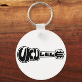 Ukulele Logo Sleutelhanger (Voorkant)