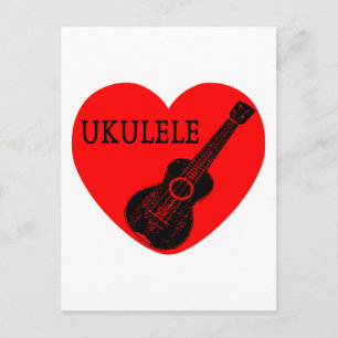 Ukulele Love Briefkaart