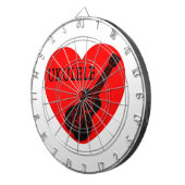 Ukulele Love Dartbord (Voorkant Rechts)
