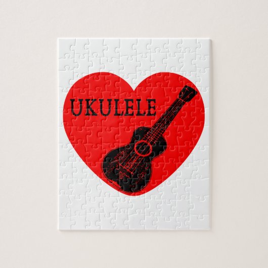 Ukulele Love Legpuzzel (Verticaal)