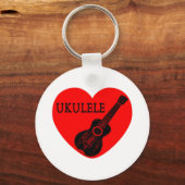 Ukulele Love Sleutelhanger (Voorkant)