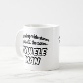 Ukulele Man - Music Superheld Koffiemok (Voorkant links)