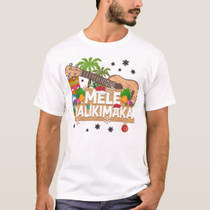 Ukulele Mele Kalikimaka Kerst T-shirt