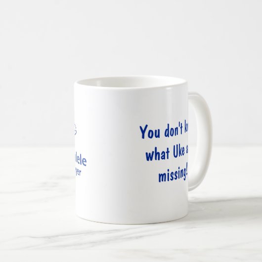 Ukulele Mug (Devant droit)