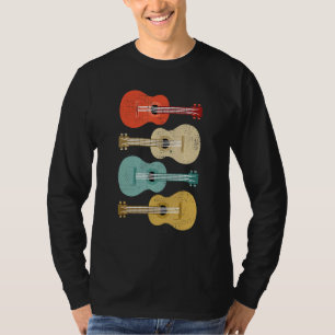 Ukulele Musician Uke Player Retro Ukulele T-shirt