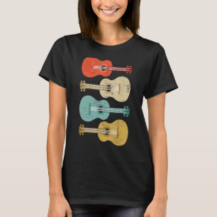 Ukulele Musician Uke Player Retro Ukulele T-shirt