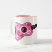 Ukulele nom personnalisé mugs (Devant gauche)