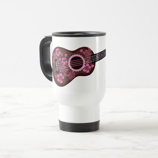 Ukulele nom personnalisé mugs (Devant gauche)