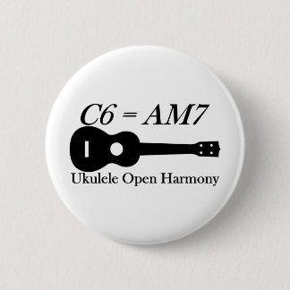 Ukulele Open Chords Ronde Button 5,7 Cm