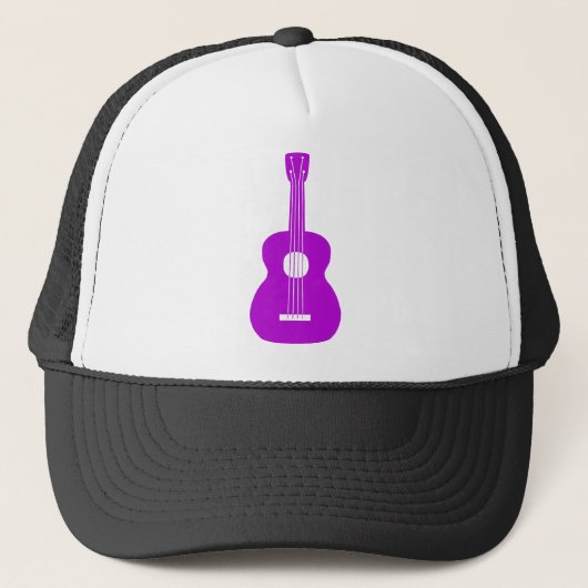 Ukulele - Paars Trucker Pet (Voorkant)