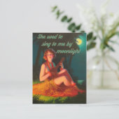 Ukulele par carte postale Moonlight (Debout devant)