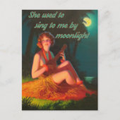 Ukulele par carte postale Moonlight (Devant)