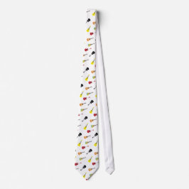 Ukulele Pattern Simple & Cute Musical Stropdas