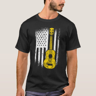 Ukulele Player Hawaii USA American Ukulele T-shirt