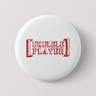 Ukulele Player Ronde Button 5,7 Cm