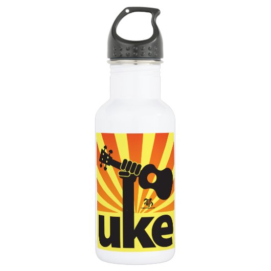 Ukulele Power Waterfles (Voorkant)