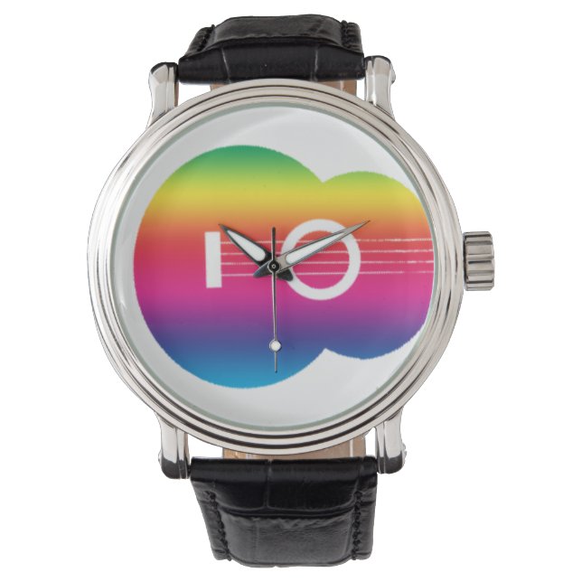 Ukulele Rainbow Watch Horloge (Voorkant)