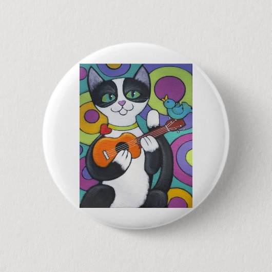 Ukulele Serenade Ronde Button 5,7 Cm (Voorkant)