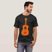 Ukulele - Sinaasappel T-shirt (Voorkant volledig)