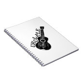 Ukulele tekst en Afbeelding Notitieboek (Rechterzijde)